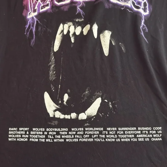 Darc Sport Wolves Distressed Tee - Picture 3 of 6